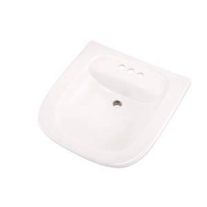 Gerber NH-12-474 North Point ADA Wall Hung Lavatory 4"CC Sealed Overflow White
