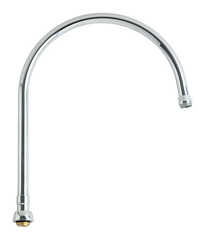 Chicago Faucets GN10ASWGJKABCP - 10-inch Gooseneck Swing Spout