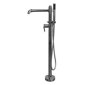 Graff G-2154-LM20F-PC Bali Floor Mounted Exposed Tub Filler (Rough & Trim), Polished Chrome