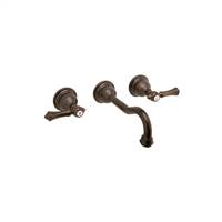 Graff G-2530-LM15-OB Adley Wall-Mounted Lavatory Faucet, Olive Bronze
