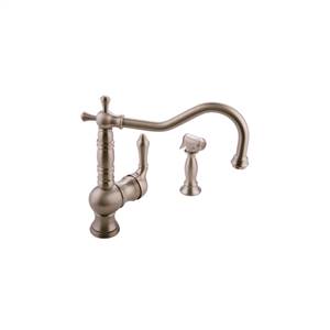 Graff - G-4230-LM7-SN - Pesaro Pesaro Single Lever Kitchen Faucet with Side Spray