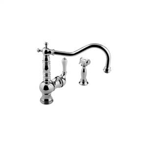 Graff - G-4235-LC3-PC - Canterbury Collection Canterbury Collection Kitchen Faucet with Side Spray
