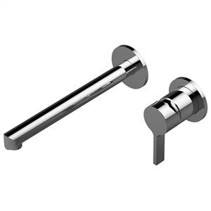 Graff G-6736-LM46W-BNi-T Terra Wall-Mounted Faucet (9 1/4 Spout) - Trim Only, Brushed Nickel