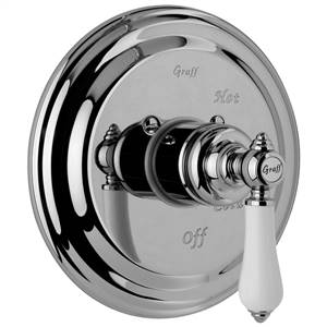 Graff - G-7015-LC1S-ABN-T - Canterbury Collection Trim Plate (without Diverter) and Handle