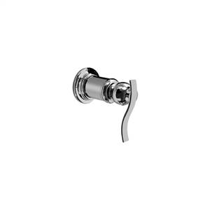 Graff G-8061-LM20S-PN-T Bali Transfer Valve Trim Plate and Handle, Polished Nickel