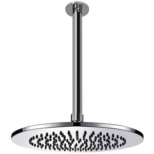 Graff G-8311-BK - Contemporary Showerhead with Ceiling Arm, Architectural Black