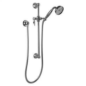 Graff - G-8600-LM14S-PN - Tub & Shower Components Traditional Handshower with Wall-Mounted Slide Bar