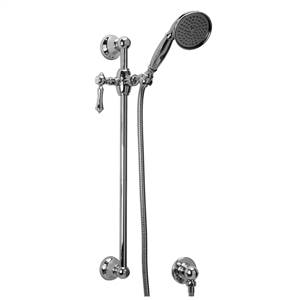 Graff - G-8600-LM15S-ABN - Tub & Shower Components Traditional Handshower with Wall-Mounted Slide Bar