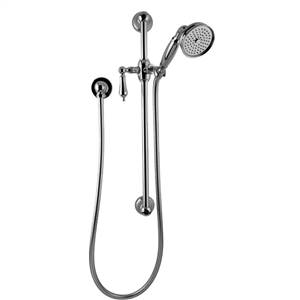 Graff - G-8600-LM34S-BN - Tub & Shower Components Traditional Handshower with Wall-Mounted Slide Bar