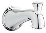 Grohe - 	13 610 000 6-inch Chrome Plated Div Tub Spt