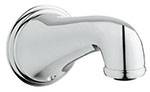 Grohe - 	13 612 000 6-inch Chrome Plated Tub Spt