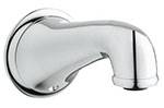Grohe - 	13 615 000 6-inch Chrome Plated Tub Spt