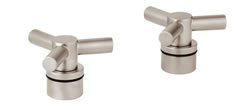 Grohe - 	18 026 AV0 SN Hot and Cold Trio Spoke Handle (2)
