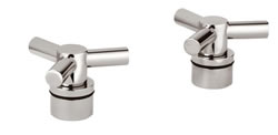 Grohe - 	18 026 BE0 Sterling Hot and Cold Trio Handle (2)