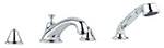 Grohe - 	25 502 000 Chrome Plated Tub Filler w/ HandShower