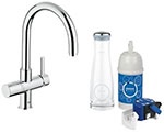 Grohe 31312000 - GROHE Blue Pure OHM sink swivel spout US