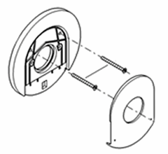 Grohe - 46 098 000 Chrome Plated Pressure Balancing Escutcheon Assembly