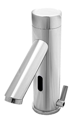 Hydrotek 7000SLEM Series faucet is a solar sensory faucet that provides a vandal resistant, no touch lavatory solution with hot/cold mixing that promotes better hygiene and energy savings. This model uses ambient light to function.