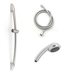 Jaclo 522-438 FRESCIA Hand Shower and Wall Bar Kit - No Supply Elbow