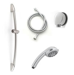 Jaclo 522-439-401 FRESCIA Hand Shower and Wall Bar Kit - With Supply Elbow