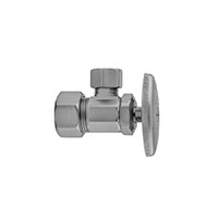 Jaclo 5812-SN Multi Turn Angle Pattern 5/8" X 3/8" O.D. Compression and Supply Valve (SATIN Nickel)