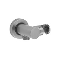 Jaclo 6458-PCH Contempo Water Supply Elbow with Handshower Holder - (Polished Chrome)