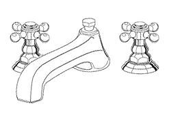 Jaclo 6970-T678 - Astor Roman Tub Faucet Set
