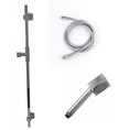 Jaclo 873-476-31 Cubica Hand Shower And Wall Bar Kit With Square Hose No Supply Elbow