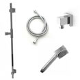 Jaclo 873-476-701 CUBICA Hand Shower and Wall Bar Kit with Round Hose - With Supply Elbow