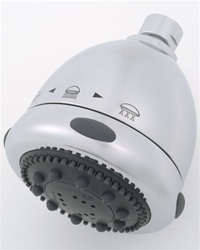 Jaclo S148 Rondo Frescia Multifunction Shower Head with Dark Grey Face and Nebulizing MIST