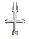 Kissler - 08-0413 - 4 Way Plug Wrench