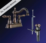 Kissler - 77-6601 - Dominion Lavatory Faucet with Pop Up Oil Rubbed Bronze