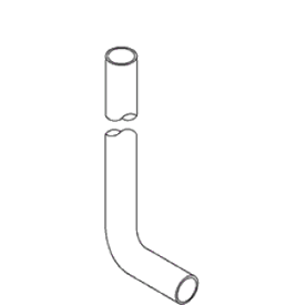 Kohler 21532-CP - Polished Chrome Elbow Tubing