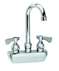 Royal Series 4-inch Center Hand Sink Faucet - 6-inch Gooseneck Spout