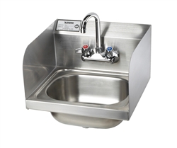 Krowne HS-26L - 16-inch Hand Sink with Side Splashes, Low Lead Compliant