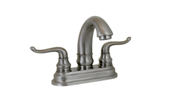 Meridian 2049010 - Centerset Lavatory Faucet Lever Handles (Solid Brass Construction) - Brushed Nickel