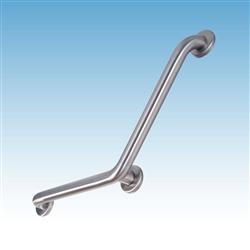 Mustee CareGiver® 390 Series 1-½ inch Angled 90°/120° Safety Grab Bars