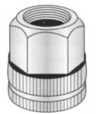 Pasco - 2141 - SWIVEL 3/4-inch FHTx1/2-inch FPT FITTING