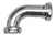 Pasco 34490 - 1-1/2 20 Gauge Sink Repair Trap Elbow, Chrome Plated
