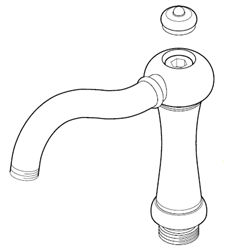 Pfister Faucets 920-772A - Chrome Spout Sub Assembly