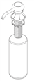 Pfister Faucets 950-096A - Chrome Soap Dispenser