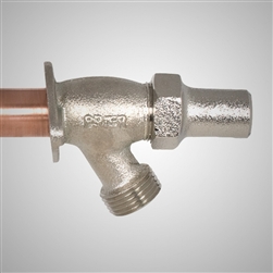 Prier Products - C-234DCC - Close Coupled Loose Key Freezeless Hydrant 1/2-inch MPT x 1/2-inch SWT