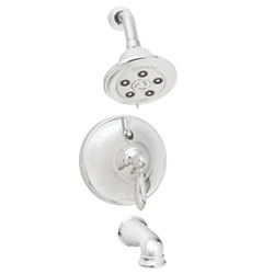 Speakman SM-6430-P Alexandria Pressure Balance Valve & Trim in Shower combination and Tub spout in Polished Chrome