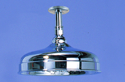 Strom Plumbing - P0752C - HUDSON SHOWER HEAD WITH ARM AND ESCUTCHEON, 8-inch DIA.