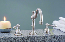 Strom Plumbing P0888 - Rio Grande Widespread Lavatory Faucet with High Traditional Spout and Lever Handles
