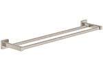 Symmons 363DTB-24-STN Duro Towel Bar, 24", Double