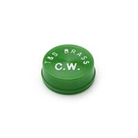 T&S Brass 001191-45 Snap-In Index Button, Green (Cold Water)