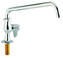 T&S Brass - 5F-1SLX12 - Faucet, Single Hole, 12-inch Spout