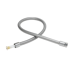 T&S Brass - B-0020-H2A - Hose, 20-inch Flexible Stainless Steel, Less Handle