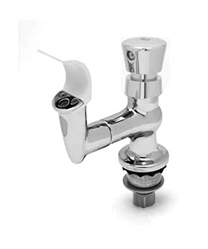 T&S Brass - B-2360-01 - Bubbler, Flexible Mouth Guard, Push Button Metering Handle, Flow Control